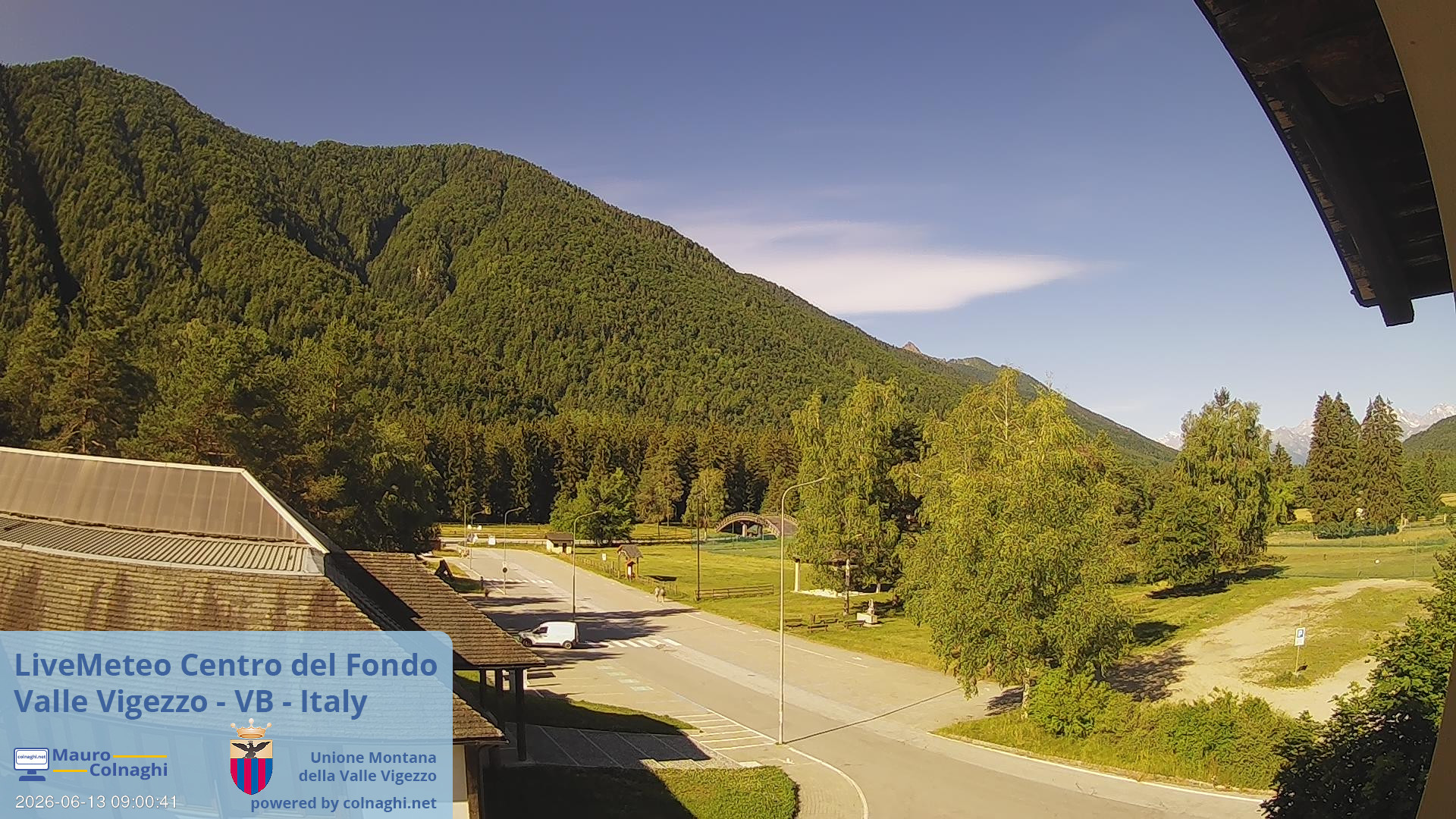 time-lapse frame, Unione Montana Valle Vigezzo webcam