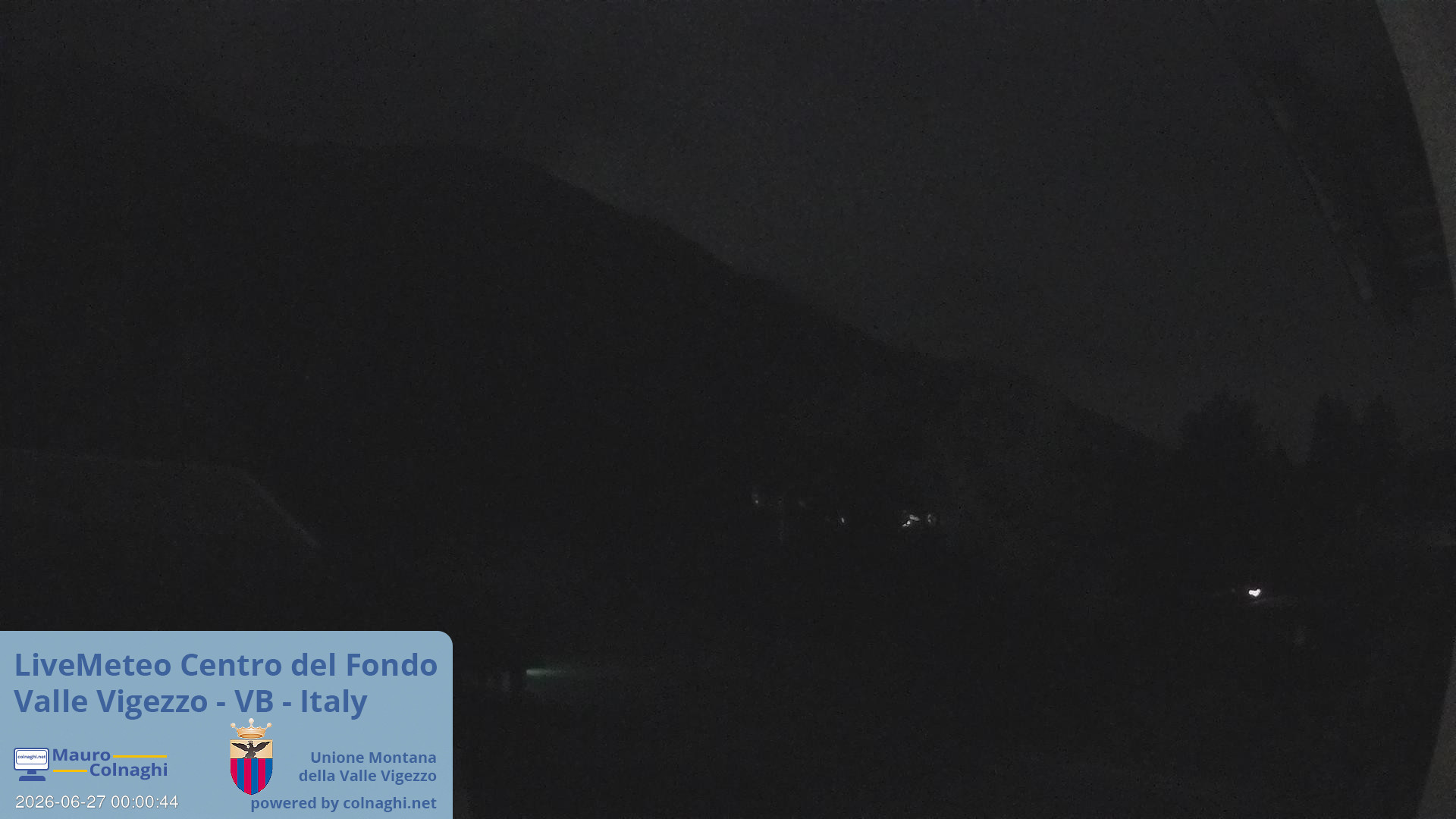 time-lapse frame, Unione Montana Valle Vigezzo webcam