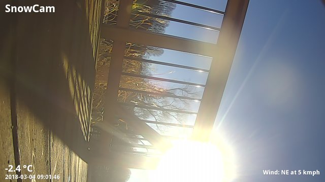 time-lapse frame, Deck-Dock Cam webcam