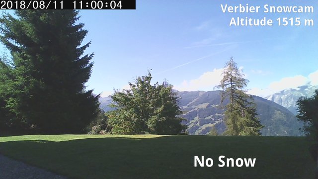 time-lapse frame, Verbier Snowcam2 webcam