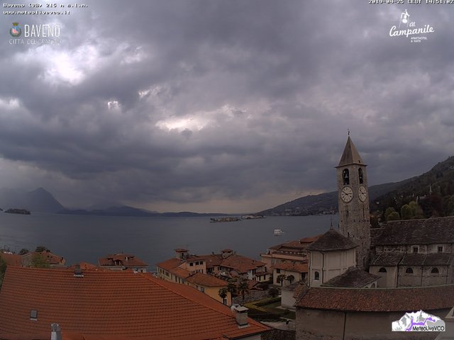 time-lapse frame, Baveno 25 aprile 2019 webcam