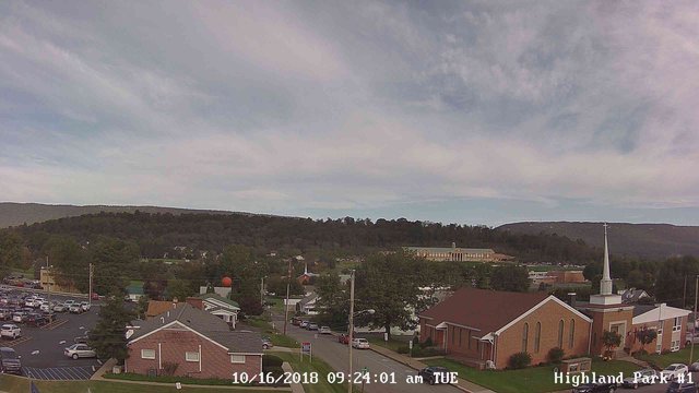time-lapse frame, Highland Park Hose Co. #1 webcam