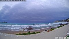 view from Arillas Corfu Live Webcam on 2024-03-11