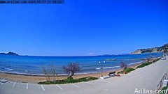 view from Arillas Corfu Live Webcam on 2024-03-17