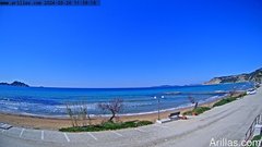 view from Arillas Corfu Live Webcam on 2024-03-20