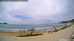 view from Arillas Corfu Live Webcam on 2024-03-22
