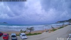 view from Arillas Corfu Live Webcam on 2024-04-21