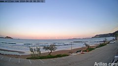 view from Arillas Corfu Live Webcam on 2024-04-26
