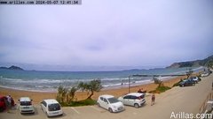 view from Arillas Corfu Live Webcam on 2024-05-07