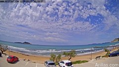 view from Arillas Corfu Live Webcam on 2024-05-15