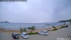 view from Arillas Corfu Live Webcam on 2024-05-16
