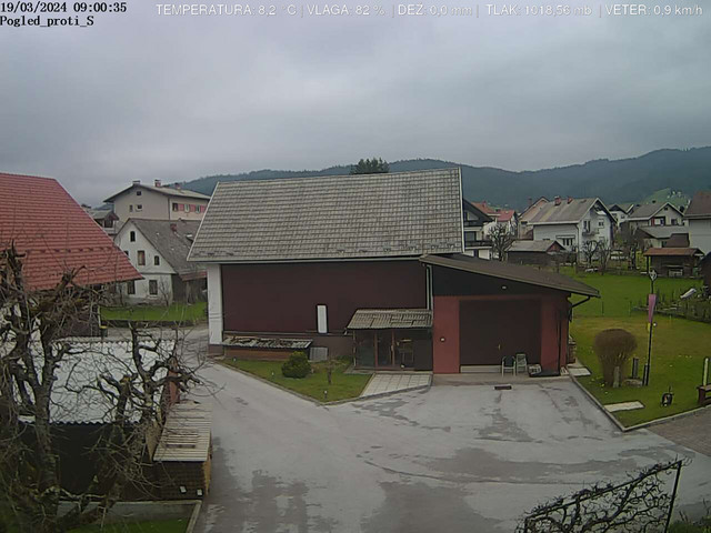 time-lapse frame, VREME ŽIRI-cam-1-SV webcam