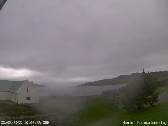 time-lapse frame, Hamlet Mountaineering webcam
