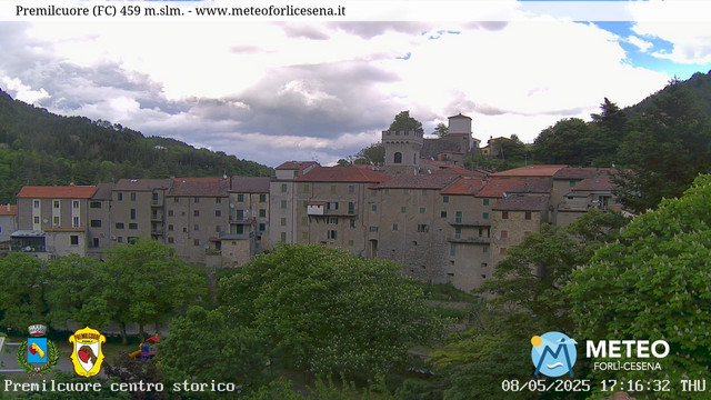 time-lapse frame, Premilcuore webcam