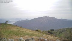 view from Germagno Alpe Quaggione Monte Zucaro on 2024-04-15
