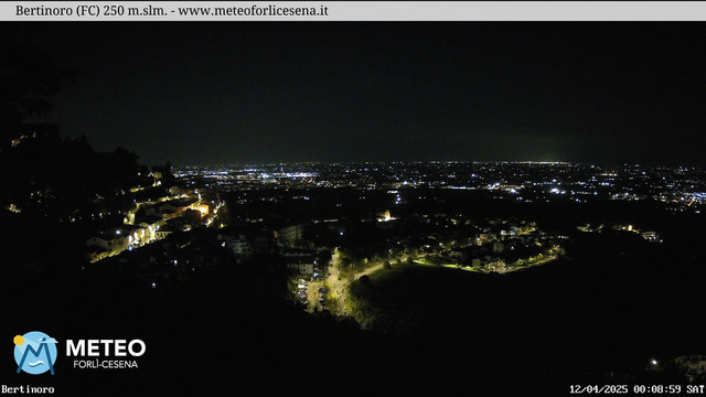 time-lapse frame, Bertinoro webcam