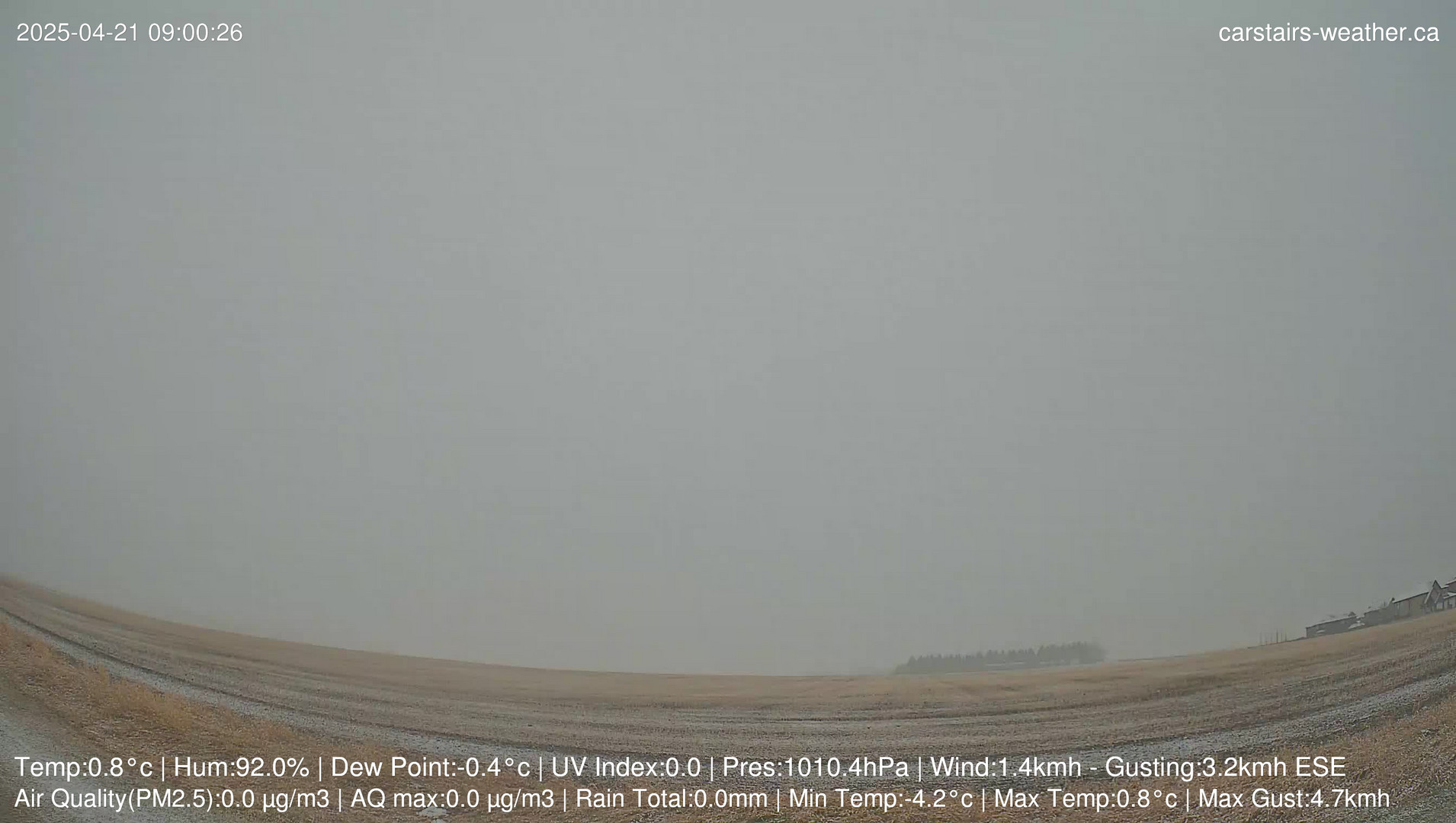 time-lapse frame, Carstairs Sky Cam webcam