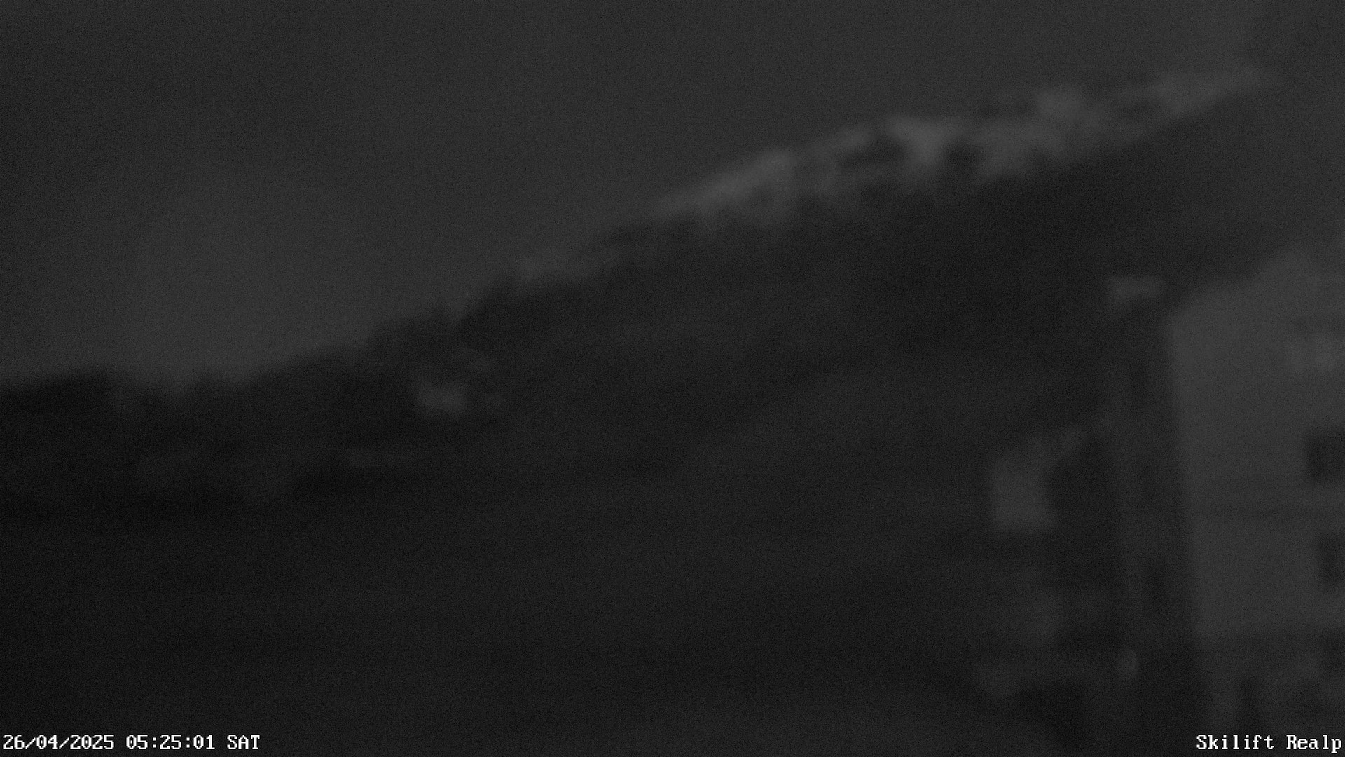 time-lapse frame, Skilift Realp webcam