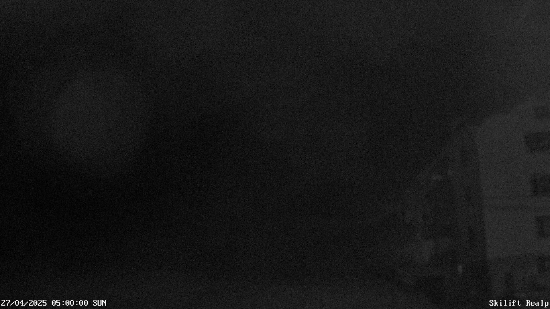time-lapse frame, Skilift Realp webcam