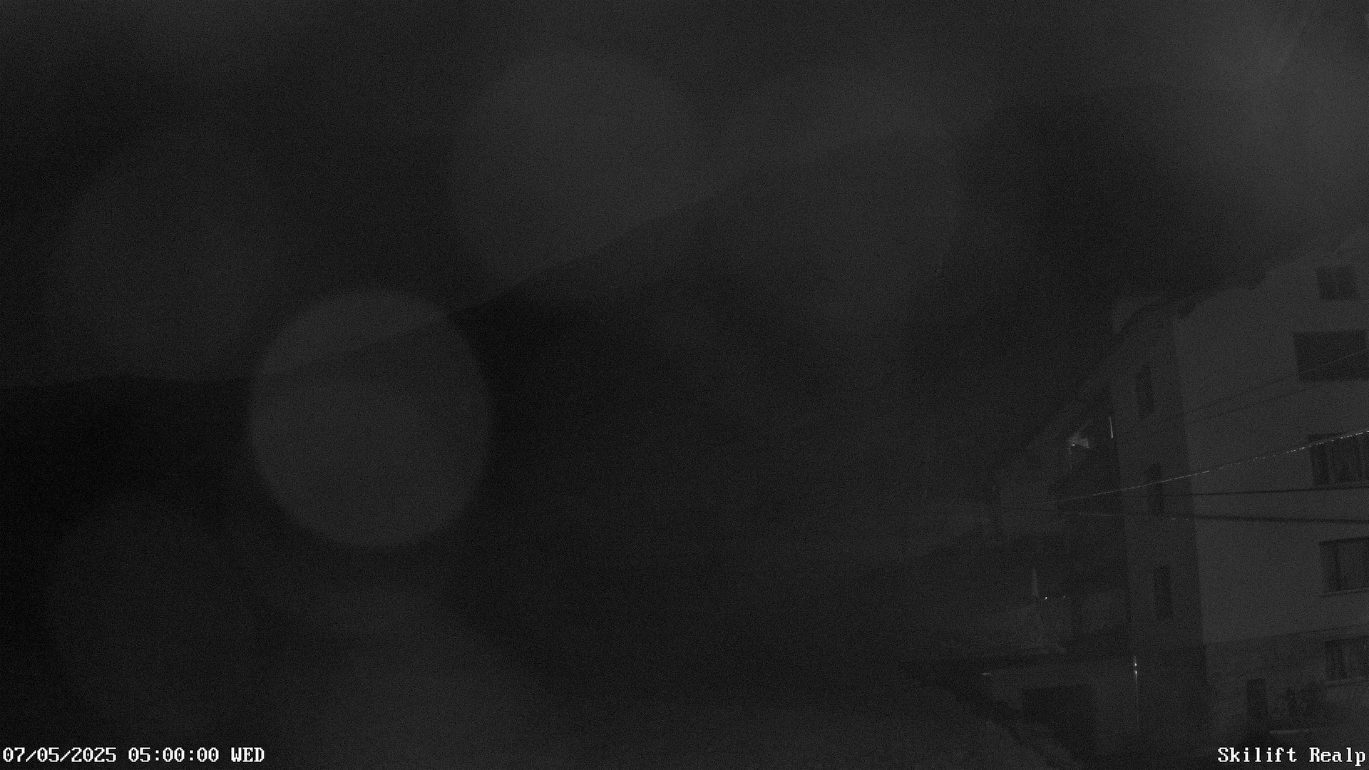 time-lapse frame, Skilift Realp webcam