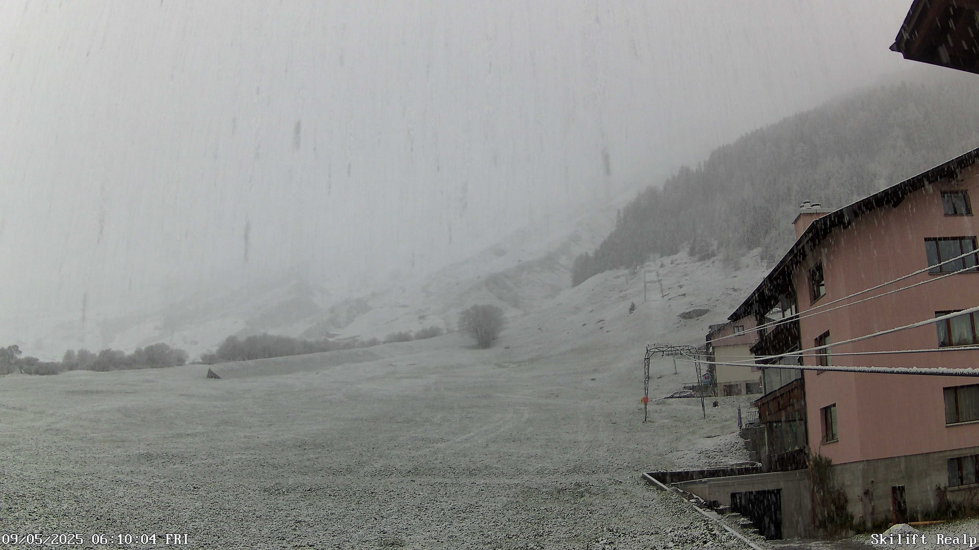 time-lapse frame, Skilift Realp webcam
