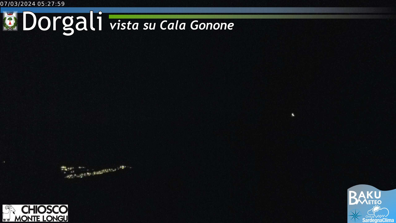 time-lapse frame, Monte Longu webcam