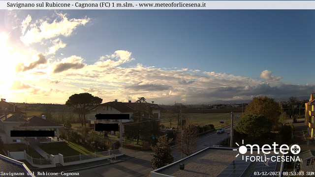 time-lapse frame, Savignano sul Rubicone webcam