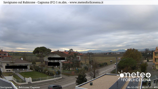 time-lapse frame, Savignano sul Rubicone webcam
