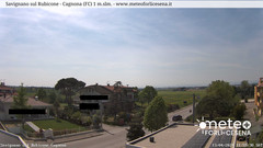 view from Savignano sul Rubicone on 2024-04-13