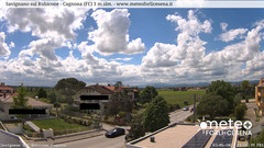 view from Savignano sul Rubicone on 2024-05-03