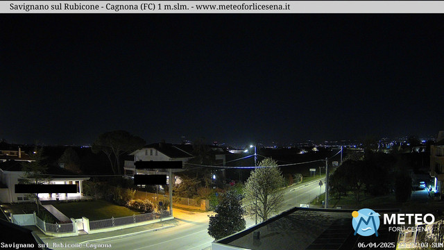 time-lapse frame, Savignano sul Rubicone webcam