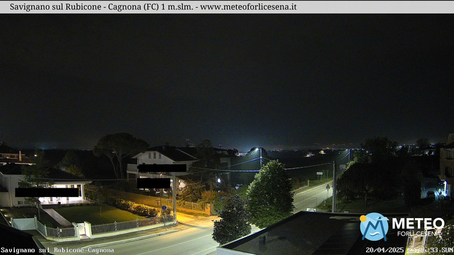 time-lapse frame, Savignano sul Rubicone webcam