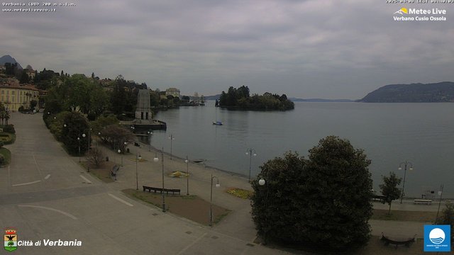 time-lapse frame, Verbania webcam