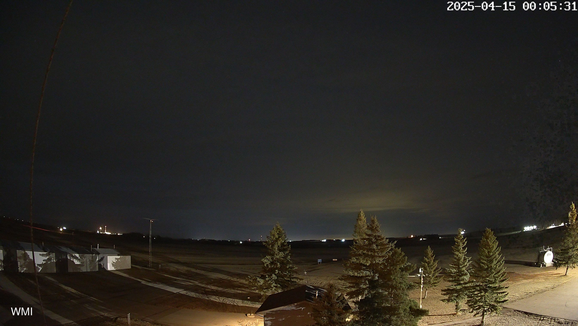 time-lapse frame, Olds Radar North webcam