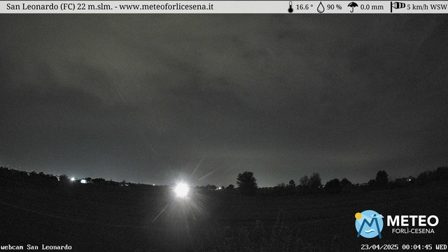 time-lapse frame, San Leonardo webcam