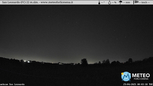 time-lapse frame, San Leonardo webcam