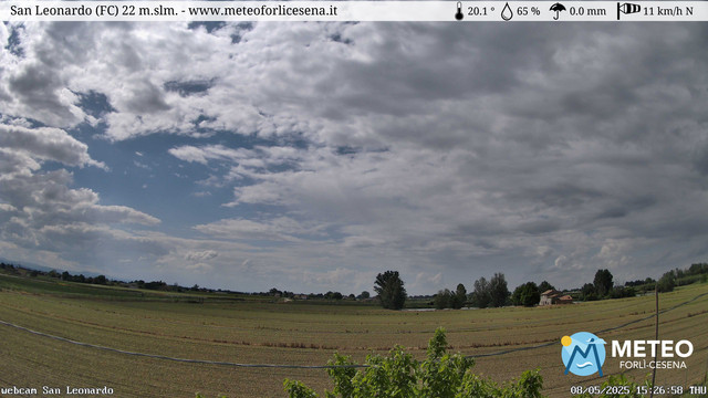 time-lapse frame, San Leonardo webcam