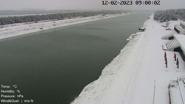 time-lapse frame, Labe Arena Racice webcam