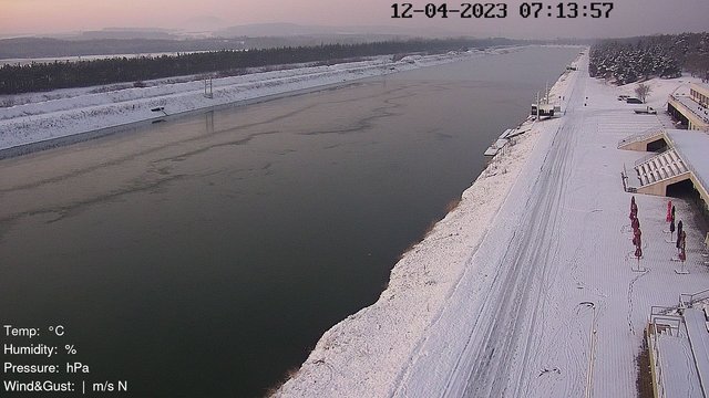time-lapse frame, Labe Arena Racice webcam