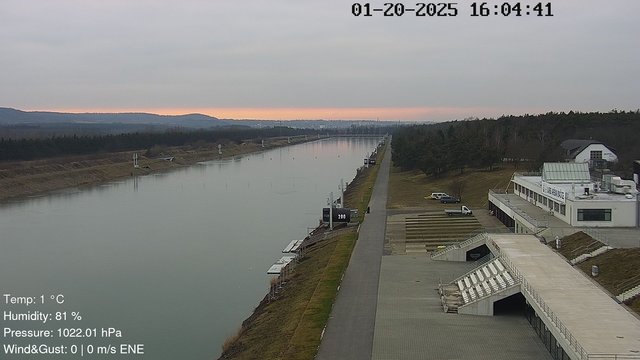 time-lapse frame, Labe Arena Racice webcam