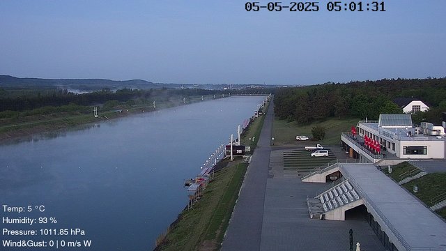 time-lapse frame, Labe Arena Racice webcam
