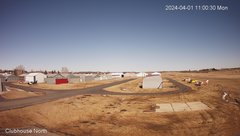 view from North view of Lacombe Airport on 2024-04-01
