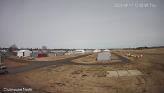 view from North view of Lacombe Airport on 2024-04-11