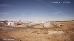 view from North view of Lacombe Airport on 2024-04-14