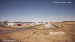 view from North view of Lacombe Airport on 2024-04-23