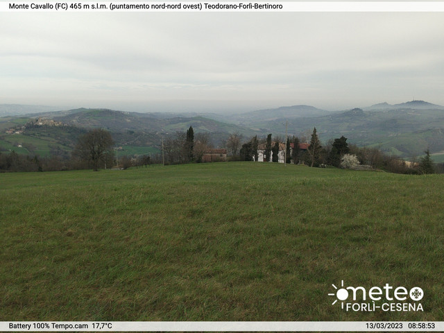 time-lapse frame, Monte Cavallo Nord webcam