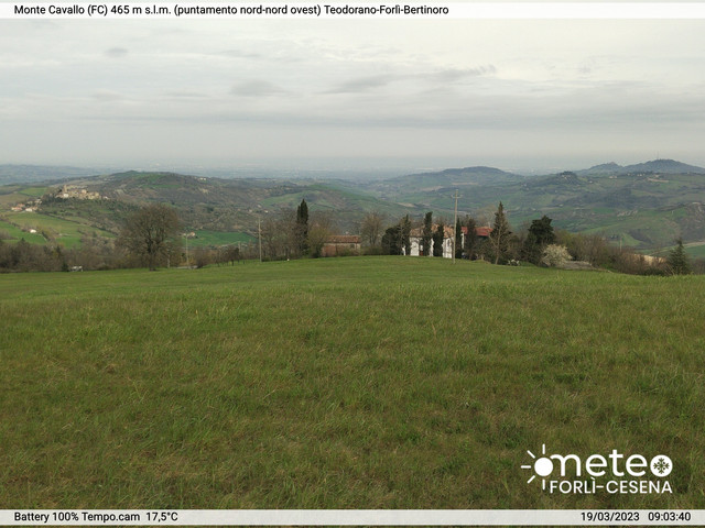 time-lapse frame, Monte Cavallo Nord webcam