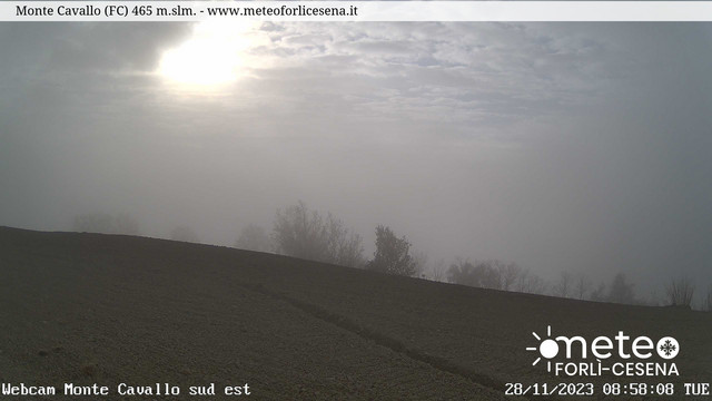 time-lapse frame, Monte Cavallo Nord webcam