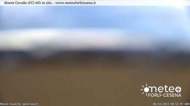 time-lapse frame, Monte Cavallo Nord webcam
