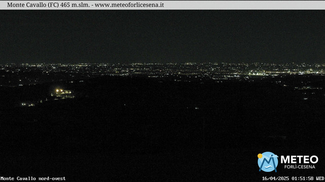 time-lapse frame, Monte Cavallo Nord webcam